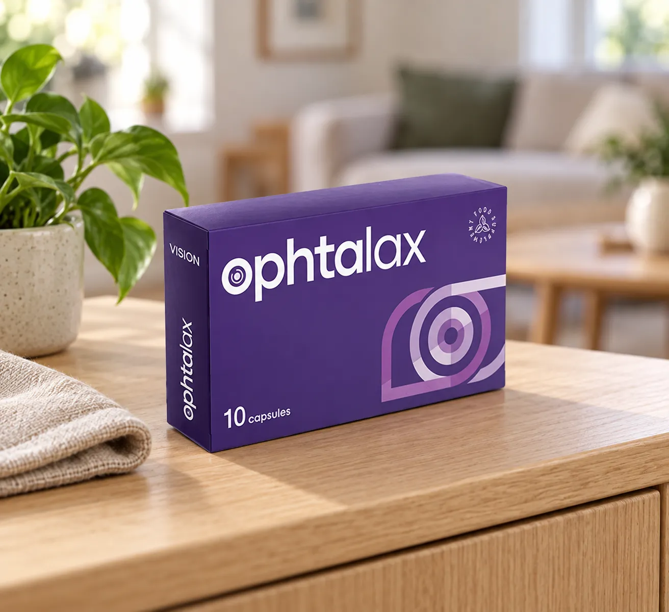 Ophtalax — el envase en el día a día