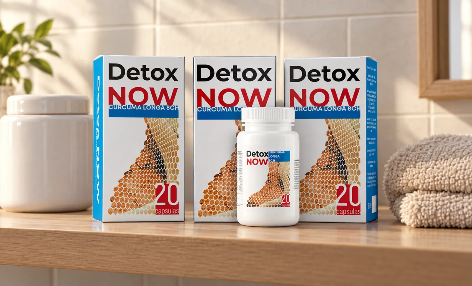 Detox Now — el envase en el día a día