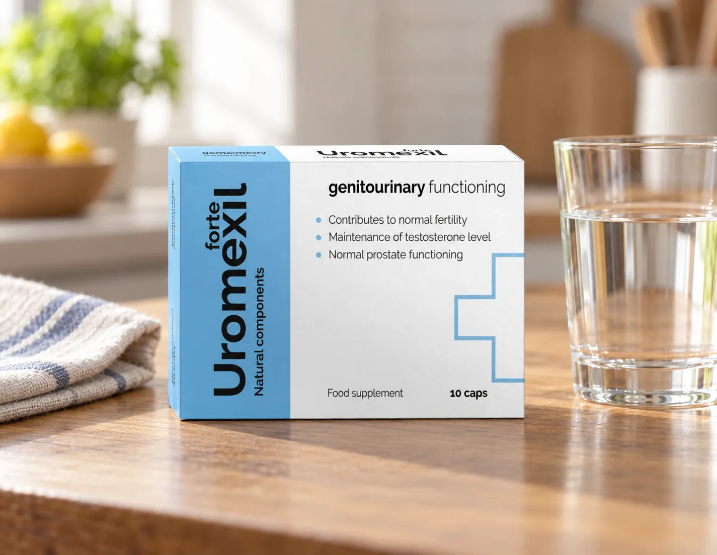 Uromexil Forte female urination — el envase en el día a día